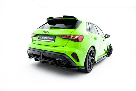 Rear Splitter (with vertical bars) V.2 suitable for Audi RS3 Sportback 8Y Facelift