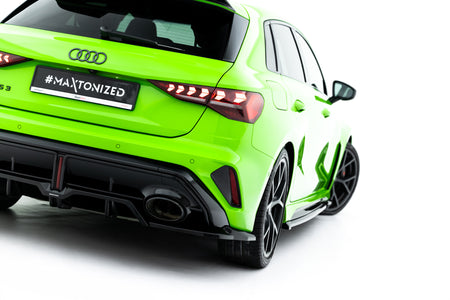 Rear Splitter (with vertical bars) V.2 suitable for Audi RS3 Sportback 8Y Facelift