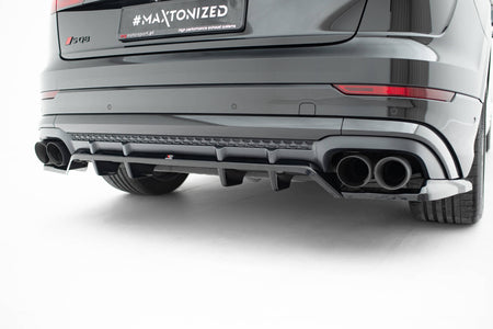 Rear Splitter (with vertical bars) V.2 suitable for Audi SQ8 / Q8 S-Line Mk1 Facelift