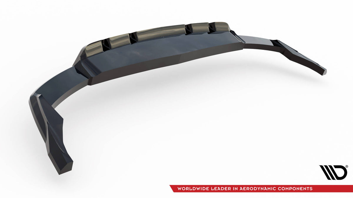 Rear Splitter (with vertical bars) V.2 suitable for Audi SQ8 / Q8 S-Line Mk1 Facelift