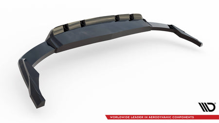 Rear Splitter (with vertical bars) V.2 suitable for Audi SQ8 / Q8 S-Line Mk1 Facelift