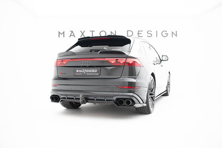 Rear Splitter (with vertical bars) V.2 suitable for Audi SQ8 / Q8 S-Line Mk1 Facelift