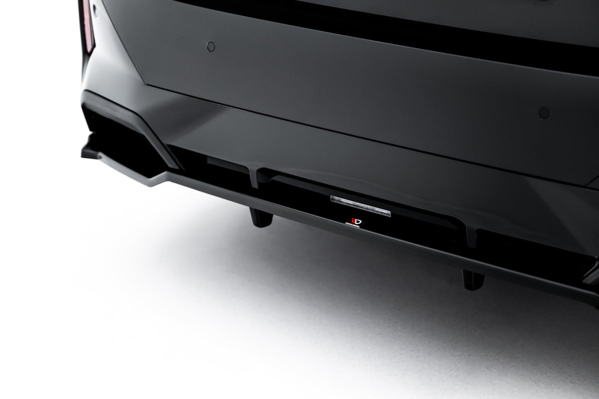 Rear Splitter (with vertical bars) V.2 suitable for BMW 5 / i5 M-Pack Sedan / Touring G60 / G61