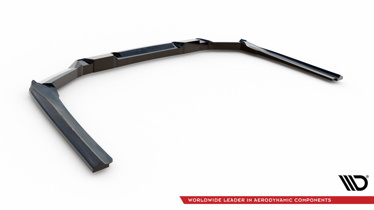 Rear Splitter (with vertical bars) V.2 suitable for BMW 5 / i5 M-Pack Sedan / Touring G60 / G61