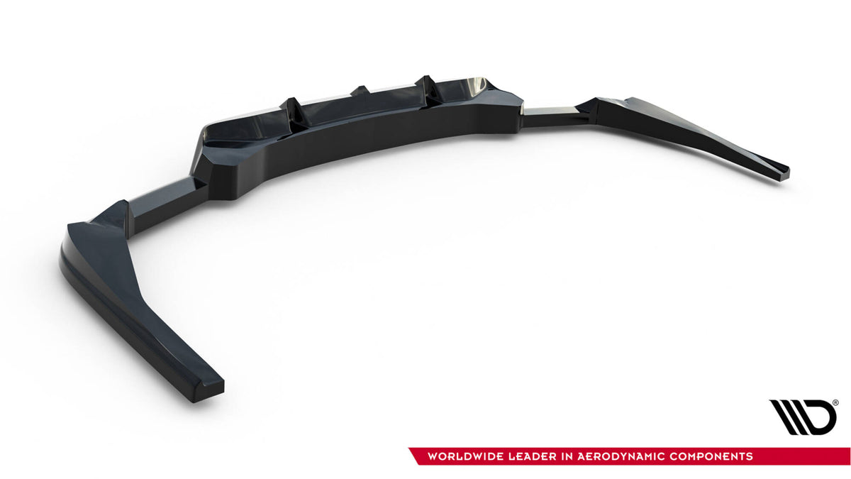 Rear Splitter (with vertical bars) V.2 suitable for BMW X4 M-Pack G02 Facelift