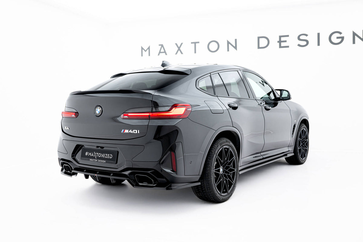 Rear Splitter (with vertical bars) V.2 suitable for BMW X4 M-Pack G02 Facelift