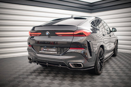 Rear Splitter (with vertical bars) V.2 suitable for BMW X6 M-Pack G06