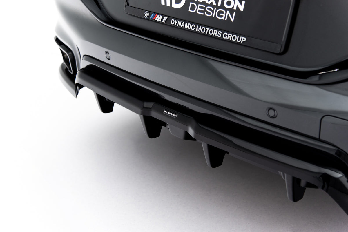 Rear Splitter (with vertical bars) V.2 suitable for BMW X6 M-Pack G06 Facelift