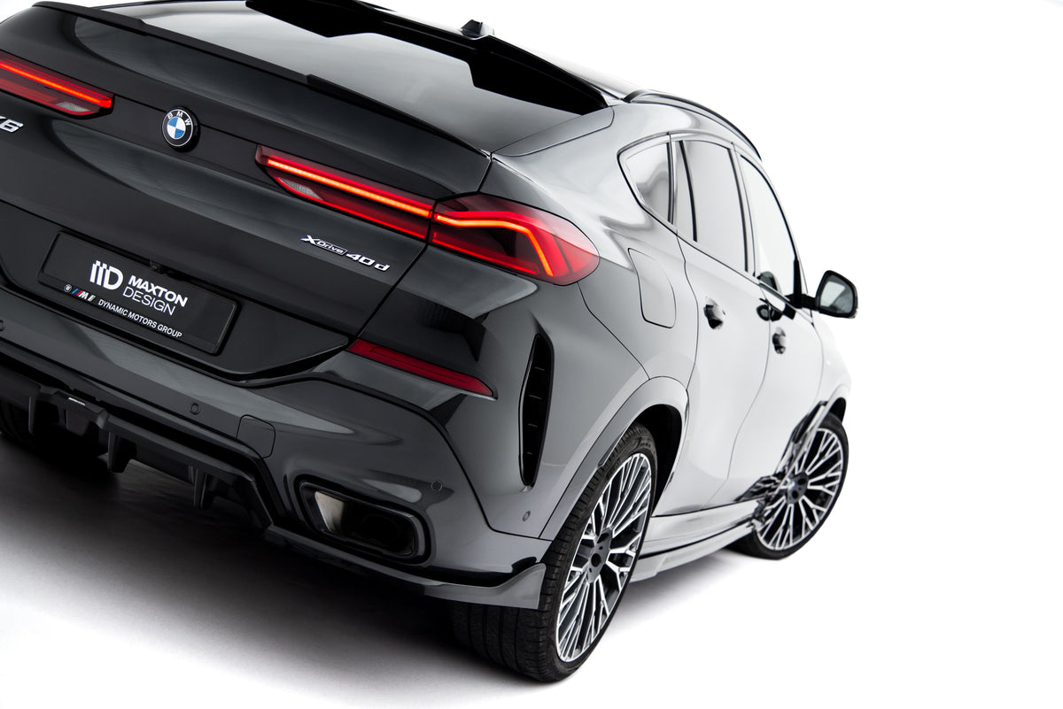Rear Splitter (with vertical bars) V.2 suitable for BMW X6 M-Pack G06 Facelift