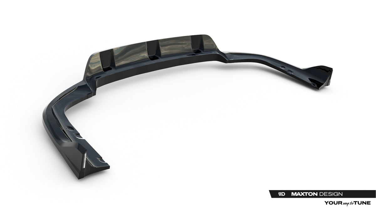 Rear Splitter (with vertical bars) V.2 suitable for BMW X6 M-Pack G06 Facelift