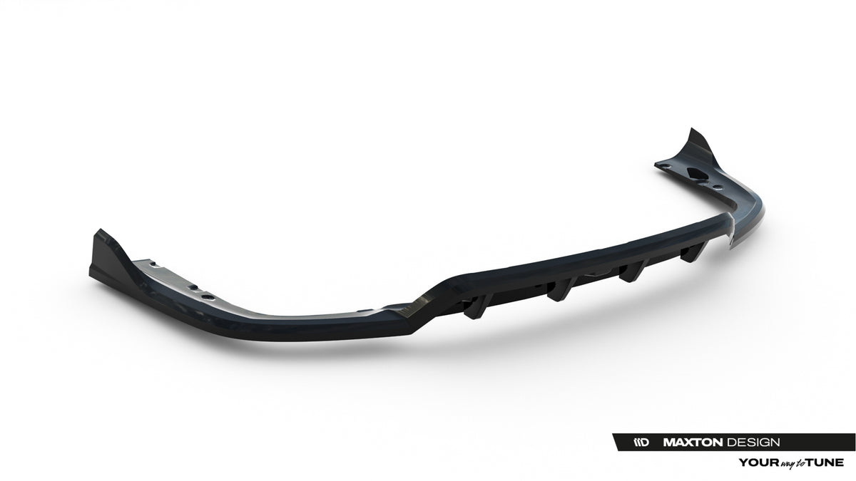 Rear Splitter (with vertical bars) V.2 suitable for BMW X6 M-Pack G06 Facelift