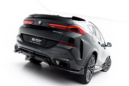Rear Splitter (with vertical bars) V.2 suitable for BMW X6 M-Pack G06 Facelift