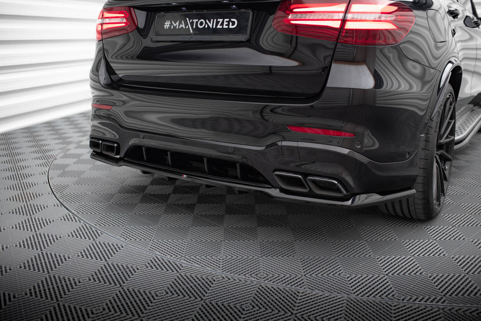 Rear Splitter (with vertical bars) V.2 suitable for Mercedes-AMG GLC 63 SUV X253