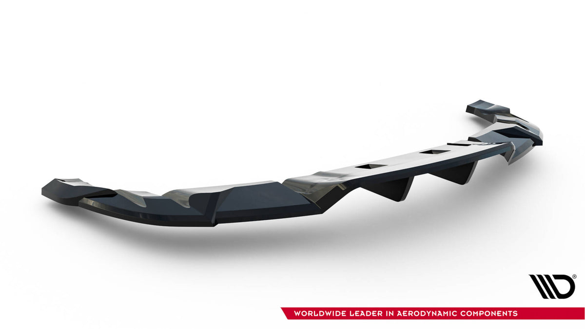 Rear Splitter (with vertical bars) V.2 suitable for Tesla Model 3 Performance Mk1 Facelift