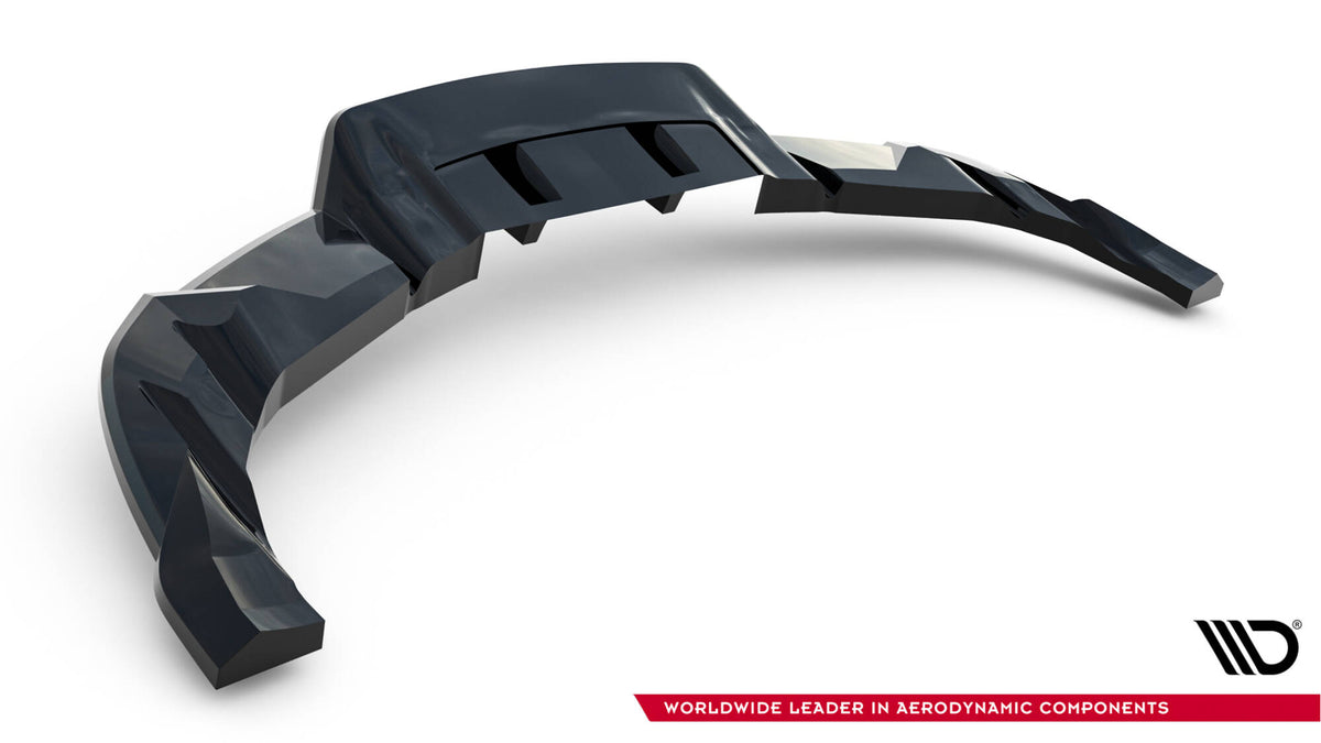 Rear Splitter (with vertical bars) V.2 suitable for Tesla Model 3 Performance Mk1 Facelift