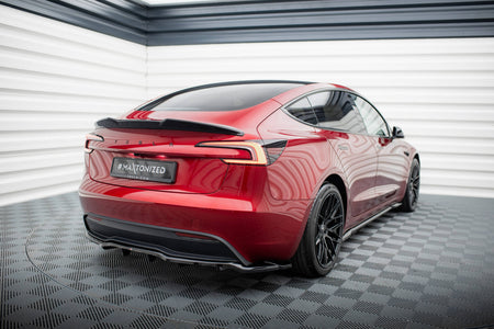 Rear Splitter (with vertical bars) V.2 suitable for Tesla Model 3 Project Highland(Facelift)