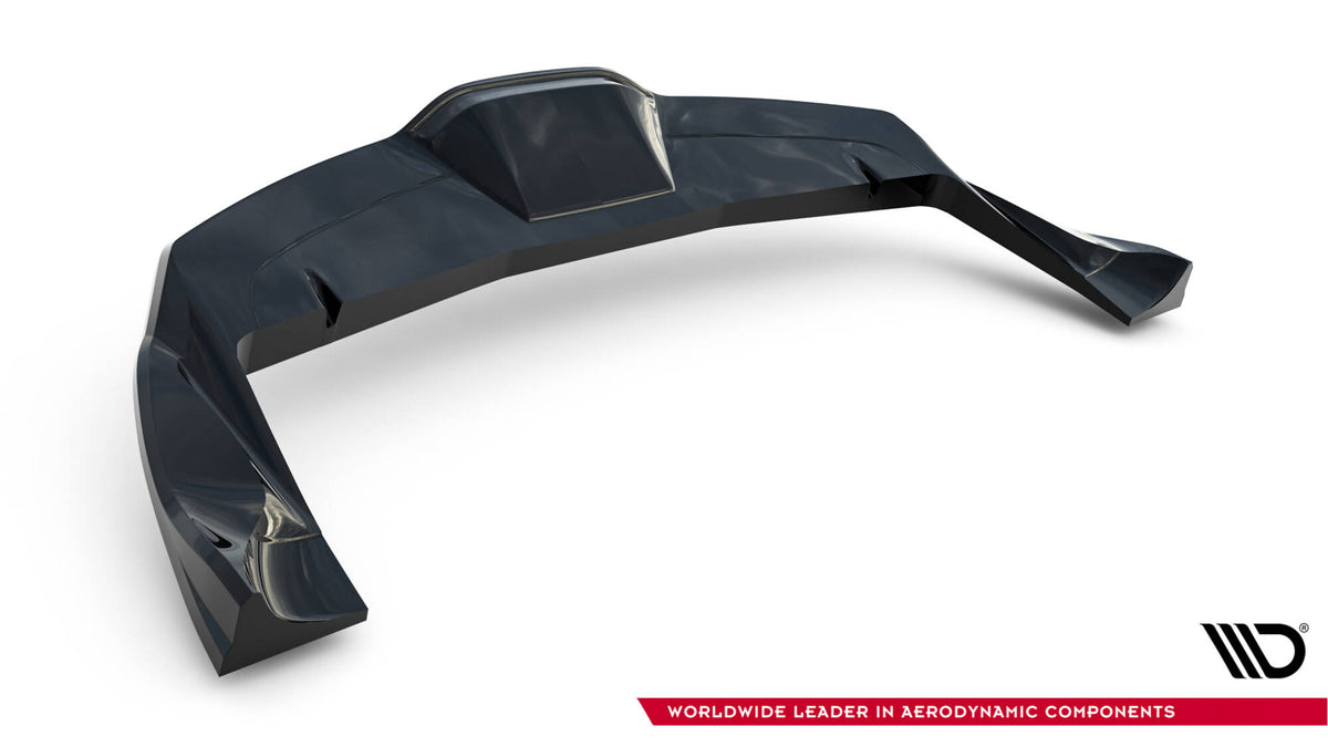 Rear Splitter (with vertical bars) V.2 suitable for Tesla Model X Mk1 Facelift