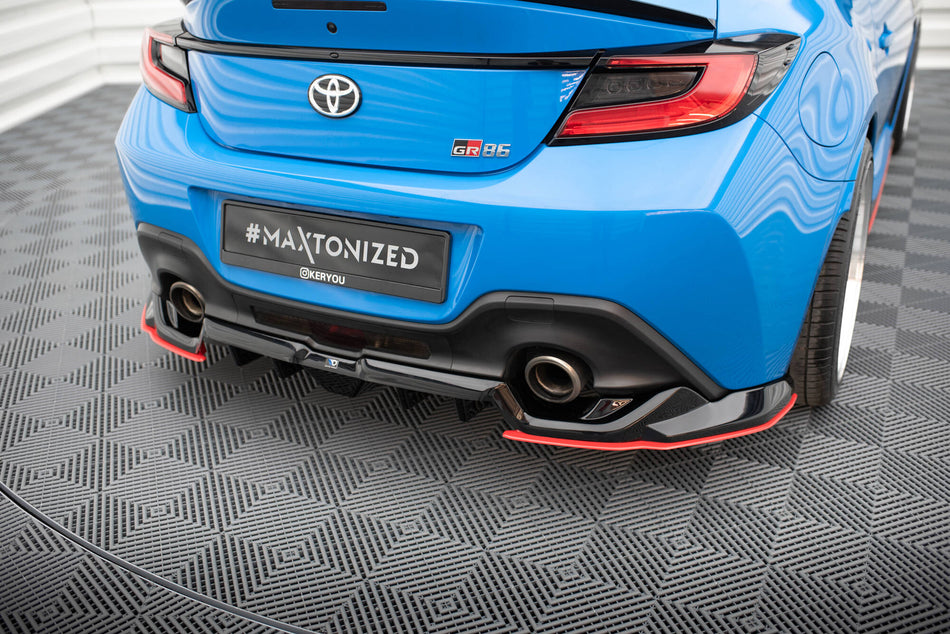 Rear Splitter (with vertical bars) V.2 suitable for Toyota GR86 Mk1