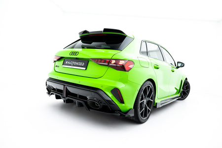 Rear Splitter (with vertical bars) V.3 suitable for Audi RS3 Sportback 8Y Facelift