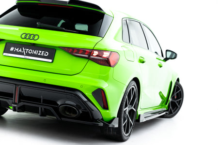 Rear Splitter (with vertical bars) V.3 suitable for Audi RS3 Sportback 8Y Facelift