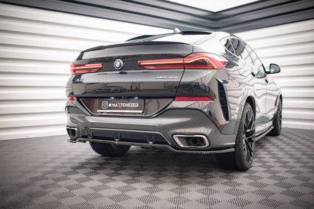 Rear Splitter (with vertical bars) V.3 suitable for BMW X6 M-Pack G06