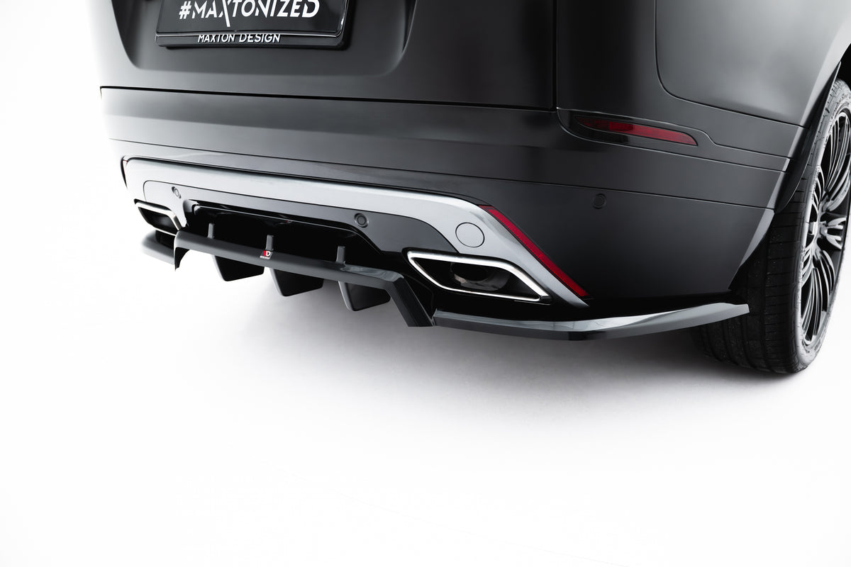Rear Splitter (with vertical bars) V.3 suitable for Land Rover Range Rover Velar R-Dynamic Mk1