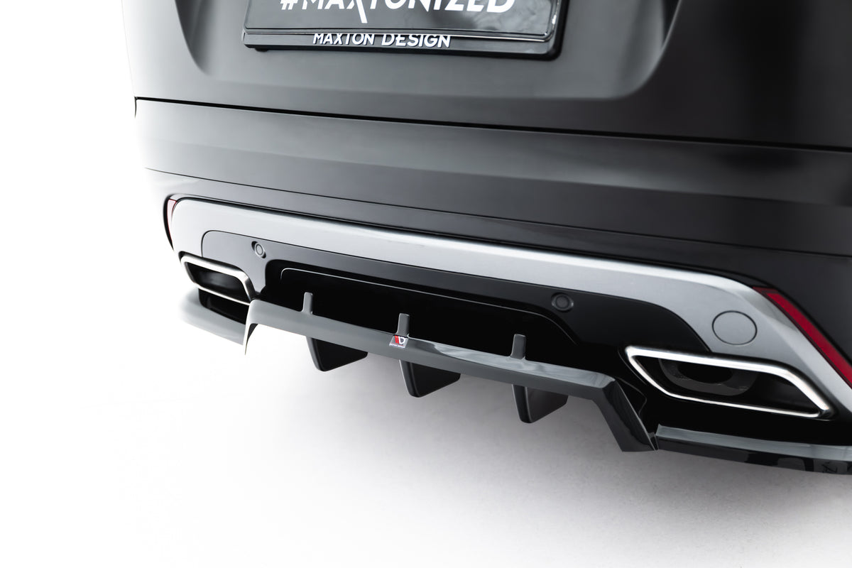 Rear Splitter (with vertical bars) V.3 suitable for Land Rover Range Rover Velar R-Dynamic Mk1