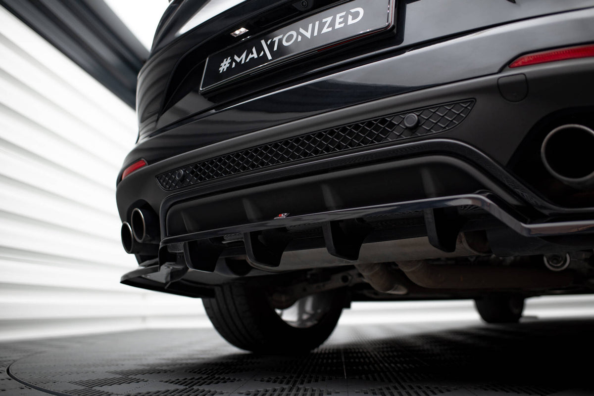 Rear Splitter (with vertical bars) suitable for Alfa Romeo Stelvio Quadrifoglio Mk1