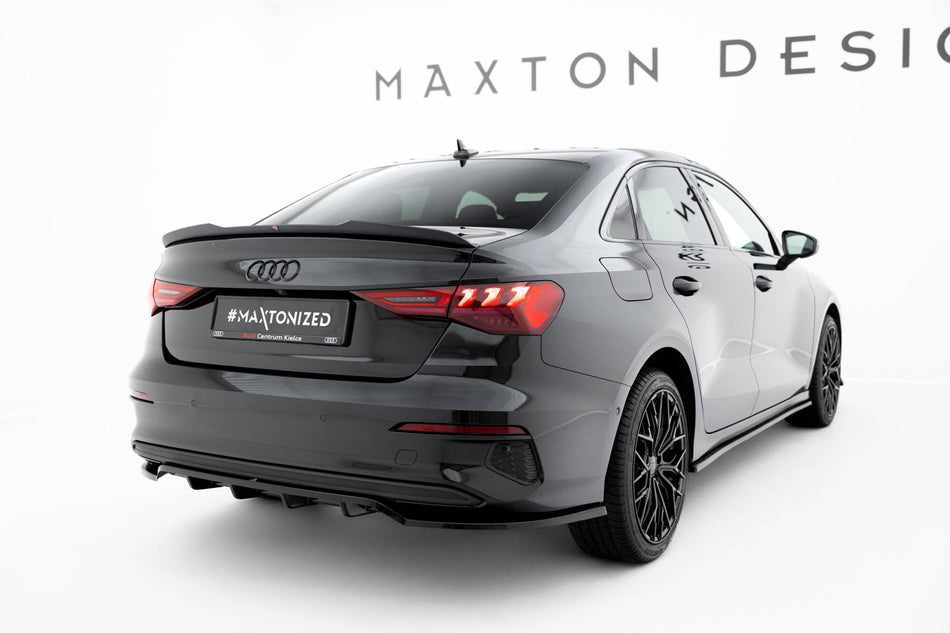 Rear Splitter (with vertical bars) suitable for Audi A3 Sedan 8Y
