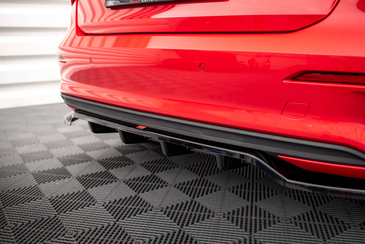 Rear Splitter (with vertical bars) suitable for Audi A3 Sportback 8Y