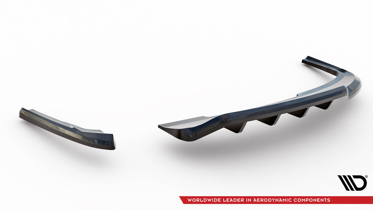 Rear Splitter (with vertical bars) suitable for Audi A4 Competition B8 Facelift