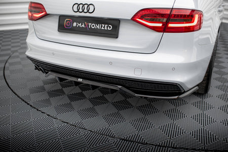 Rear Splitter (with vertical bars) suitable for Audi A4 Competition B8 Facelift
