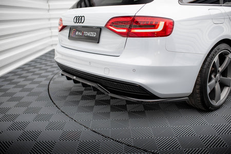 Rear Splitter (with vertical bars) suitable for Audi A4 Competition B8 Facelift