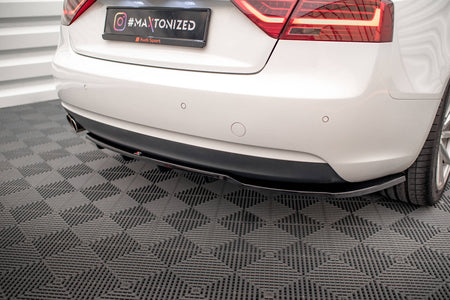 Rear Splitter (with vertical bars) suitable for Audi A5 Coupe 8T Facelift