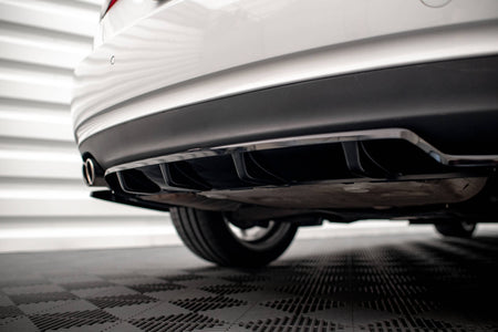 Rear Splitter (with vertical bars) suitable for Audi A5 Coupe 8T Facelift