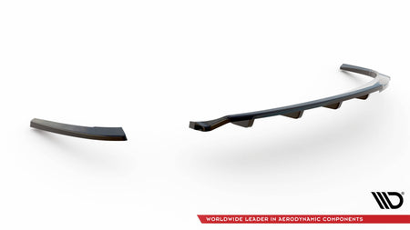 Rear Splitter (with vertical bars) suitable for Audi A5 Coupe 8T Facelift