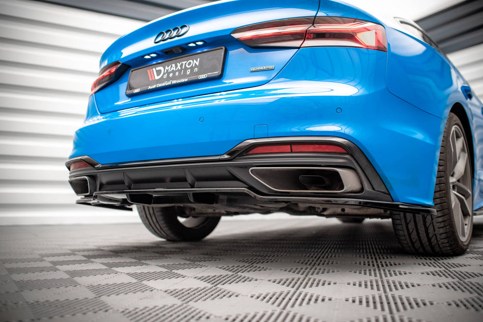 Rear Splitter (with vertical bars) suitable for Audi A5 S-Line F5 Facelift