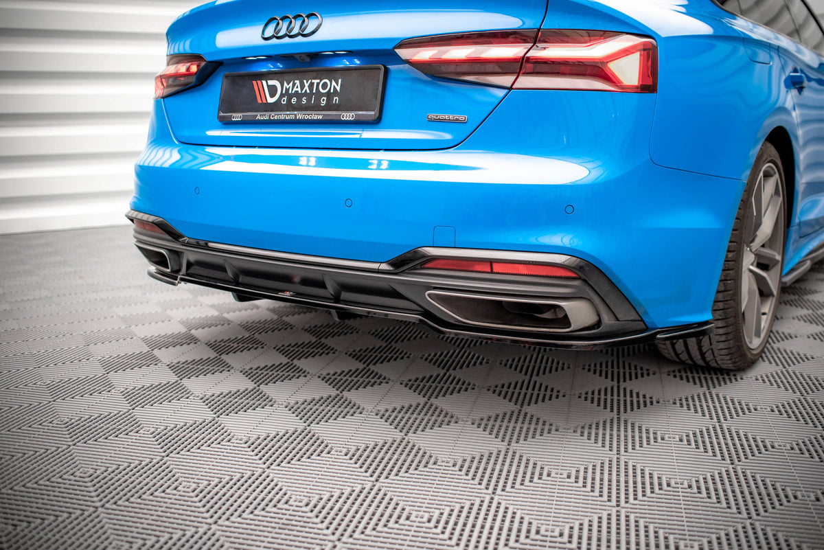 Rear Splitter (with vertical bars) suitable for Audi A5 S-Line F5 Facelift