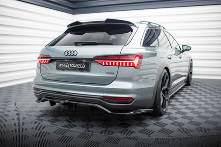 Rear Splitter (with vertical bars) suitable for Audi A6 Allroad C8