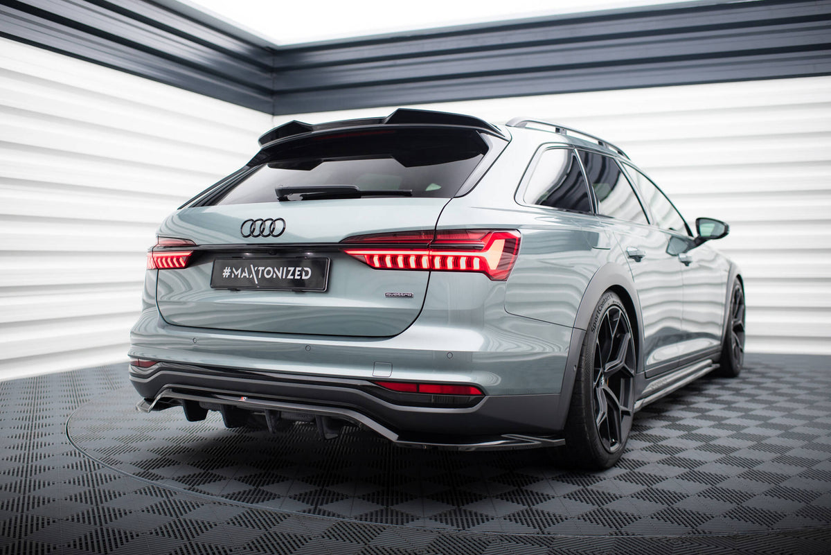Rear Splitter (with vertical bars) suitable for Audi A6 Allroad C8