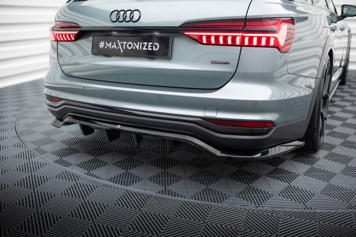 Rear Splitter (with vertical bars) suitable for Audi A6 Allroad C8