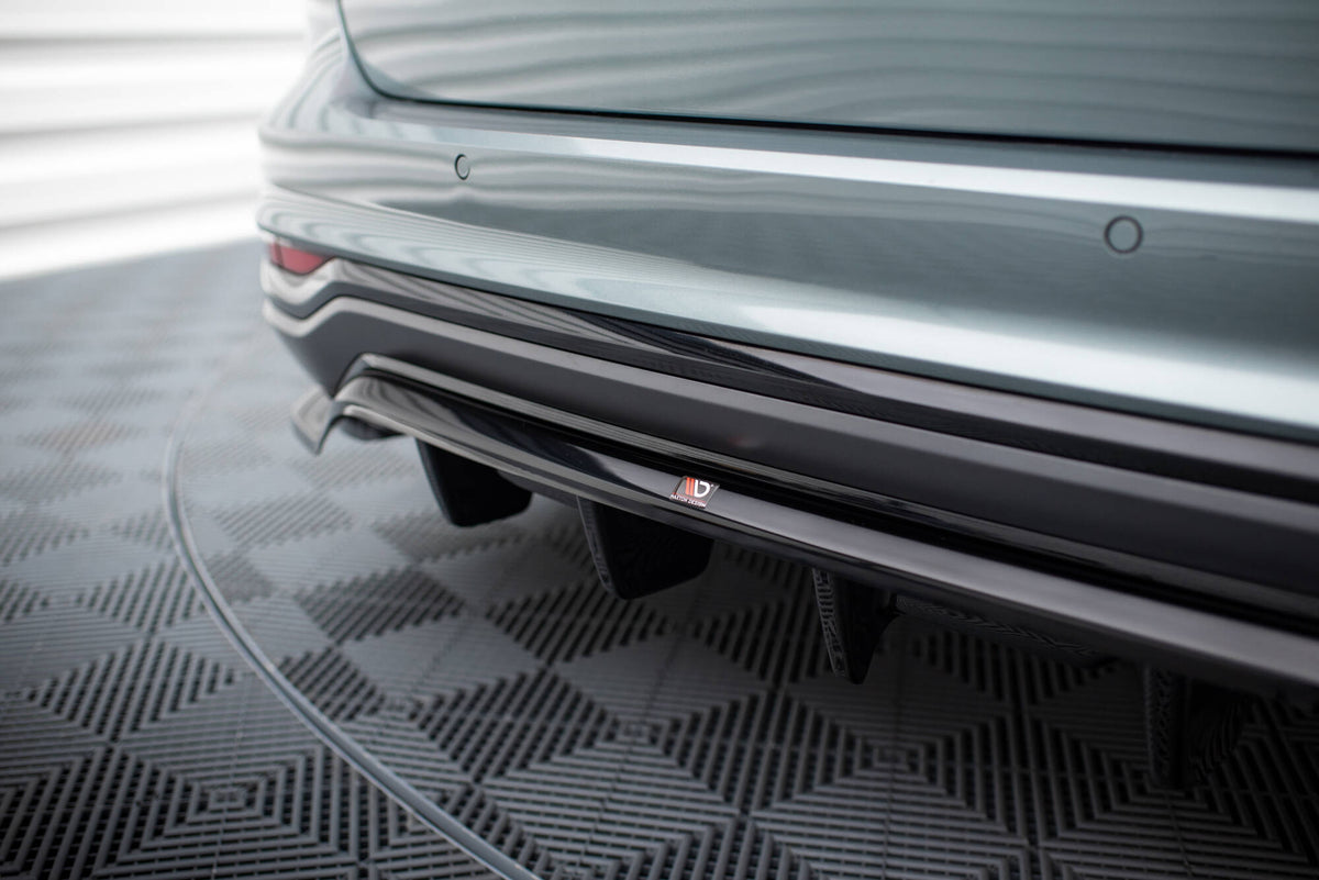 Rear Splitter (with vertical bars) suitable for Audi A6 Allroad C8