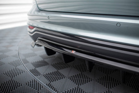 Rear Splitter (with vertical bars) suitable for Audi A6 Allroad C8
