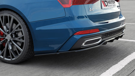 Rear Splitter (with vertical bars) suitable for Audi A6 S-Line C8