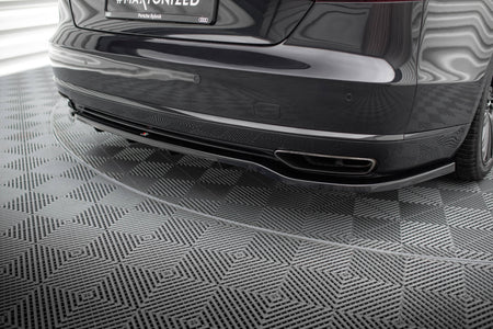 Rear Splitter (with vertical bars) suitable for Audi A8 D4 Facelift