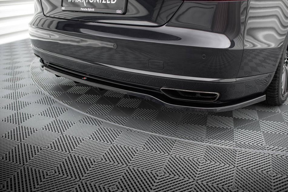 Rear Splitter (with vertical bars) suitable for Audi A8 D4 Facelift