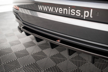 Rear Splitter (with vertical bars) suitable for Audi Q3 S-Line SUV F3