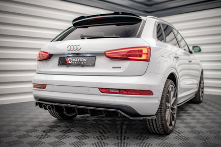 Rear Splitter (with vertical bars) suitable for Audi Q3 Sport 8U Facelift