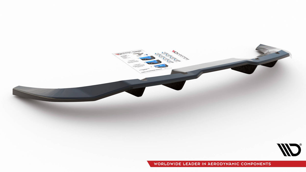 Rear Splitter (with vertical bars) suitable for Audi Q3 Sportback S-Line F3