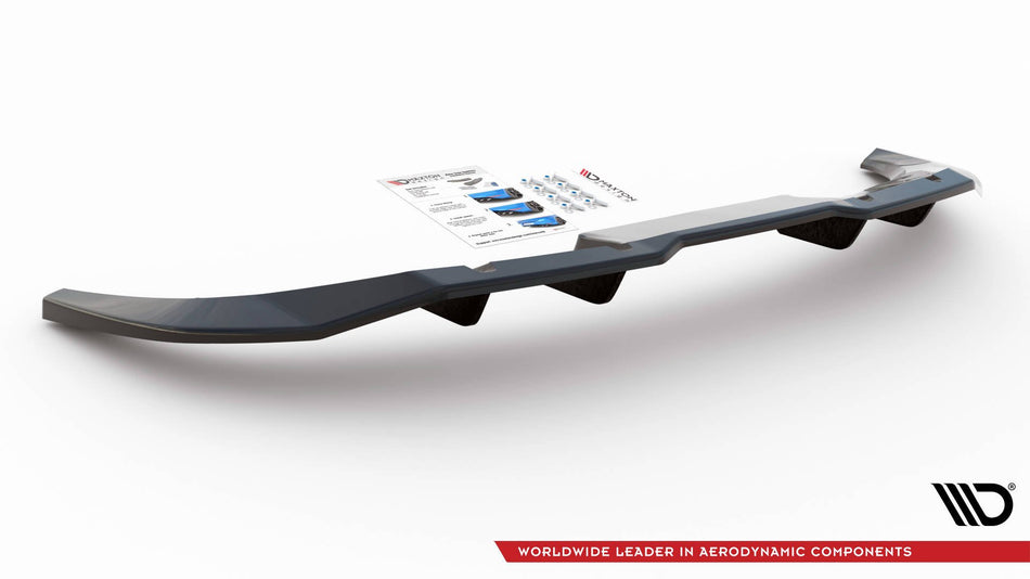 Rear Splitter (with vertical bars) suitable for Audi Q3 Sportback S-Line F3